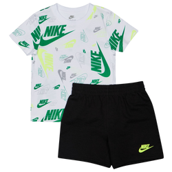 Scuola materna Tracksuits - Nike Futura Aop - Black-Volt-Stadium Green